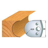 CMT 690.131 PROFILE KNIVES FOR INSERT SHAPER SYSTEM SP 1-37/64”x5/32” (40x4mm)